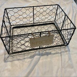 Metal storage bin